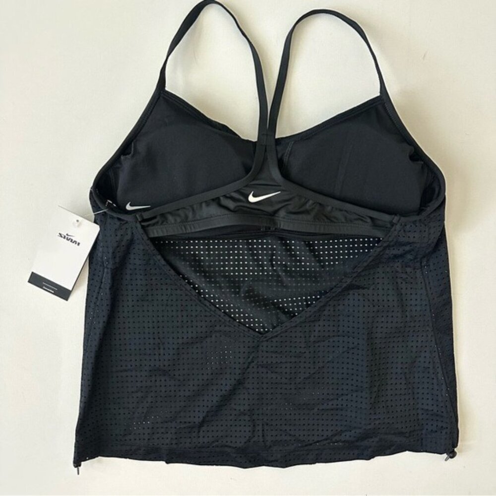Nike Essential Layered 2-in-1 Tankini Top Size L - Picture 9 of 15